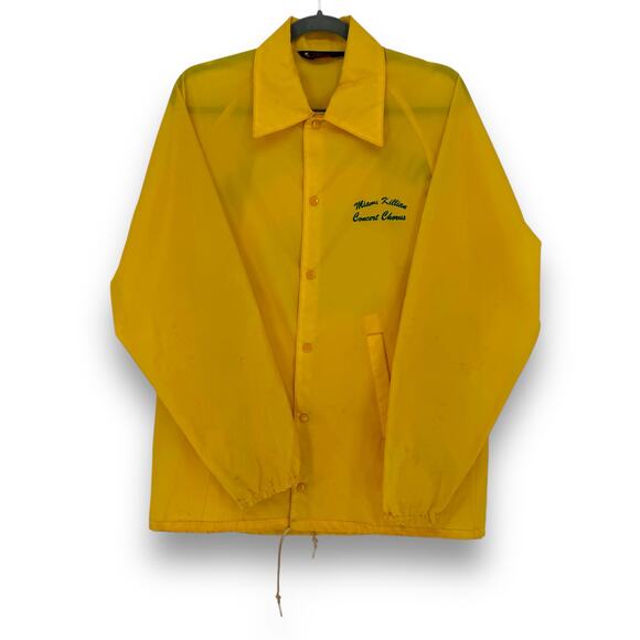 1970s Vintage Pla-Jac by Dunbrooke Miami Killian Chorus Club Windbreaker Jacket - Picture 1 of 5